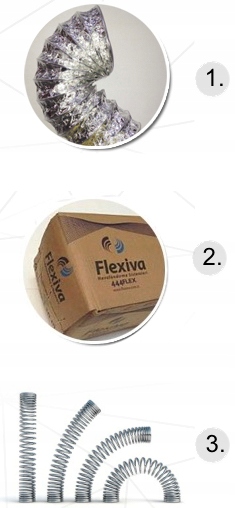 KANAŁ PRZEWÓD RURA FLEX 140*C 250 mm/10m ATEST Marka Flexiva