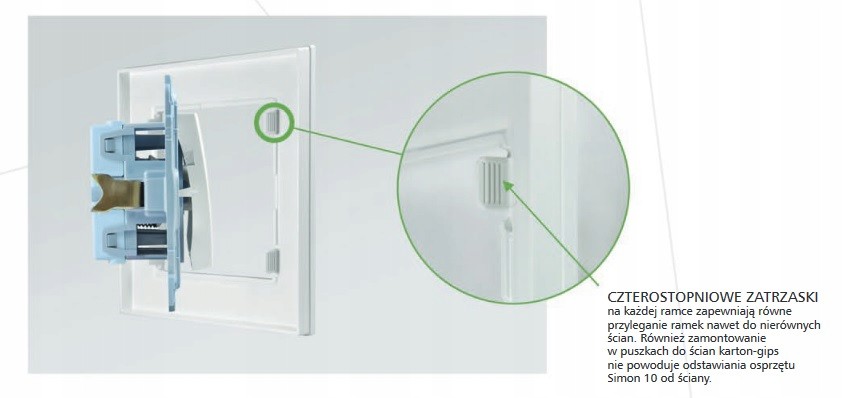 SIMON 10 GNIAZDO POJED Z UZIEMIENIEM CGZ1.01/11 BIAŁY Kod producenta CGZ1C.01/11