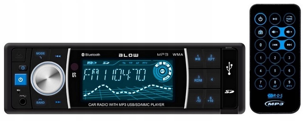 RADIO SAMOCHODOWE BLOW MP3 USB SD BLUETOOTH 4x 60W Manufacturer Blow