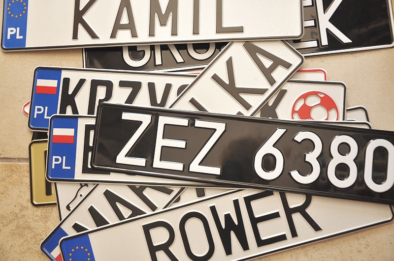 Polskie tablice kolekcjonerskie, hologram. Producent inny