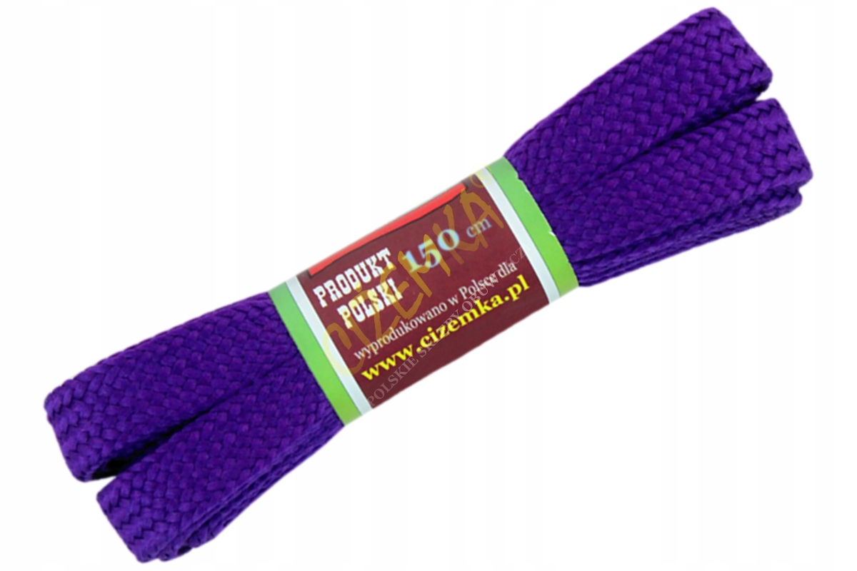 SZNURÓWKI DO TRAMPEK SNEAKERS FIOLETOWE 150