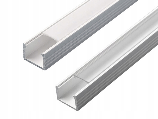 Profil do taśm LED Głęboki Biały + KLOSZ 2m Typ profil do LED