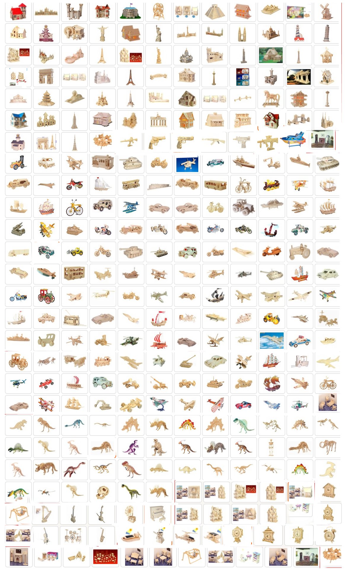 PUZZLE DREWNIANE 3D KRÓLIK ZAJĄC ZAJĄCZEK Marka Sea-Land