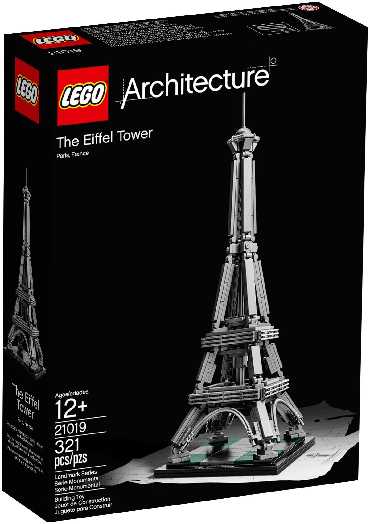 Klocki Lego Architecture Zestaw Wieża Eiffla Eiffel Tower Paris 21019