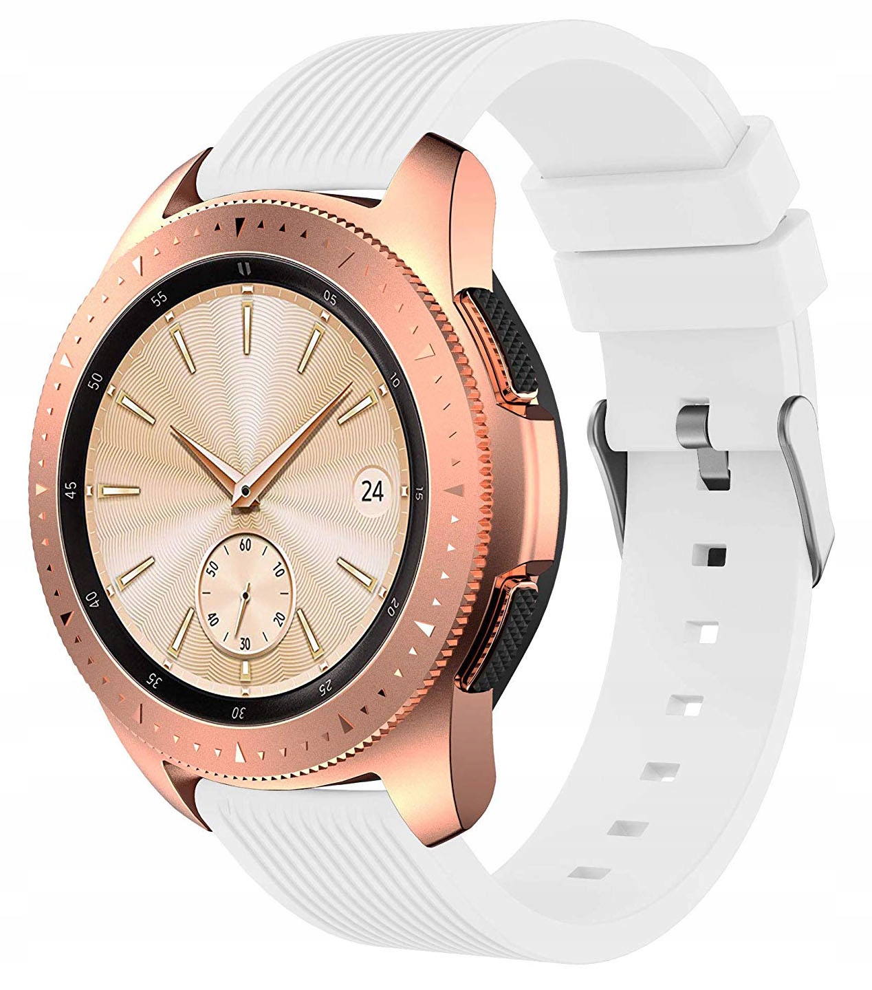 

Biały silikonowy pasek Samsung Galaxy Watch 42mm