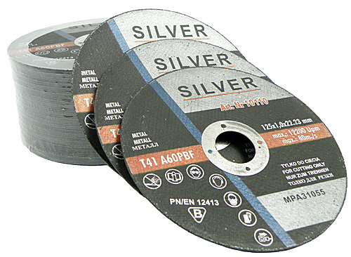 

Silver 125x1 Tarcza Tarcze Do Cięcia Metalu 10 szt