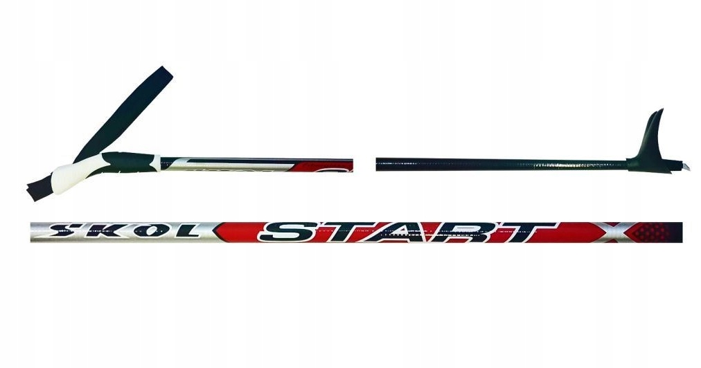 Kijki biegowe narciarskie SKOL Start 130 CM Kije