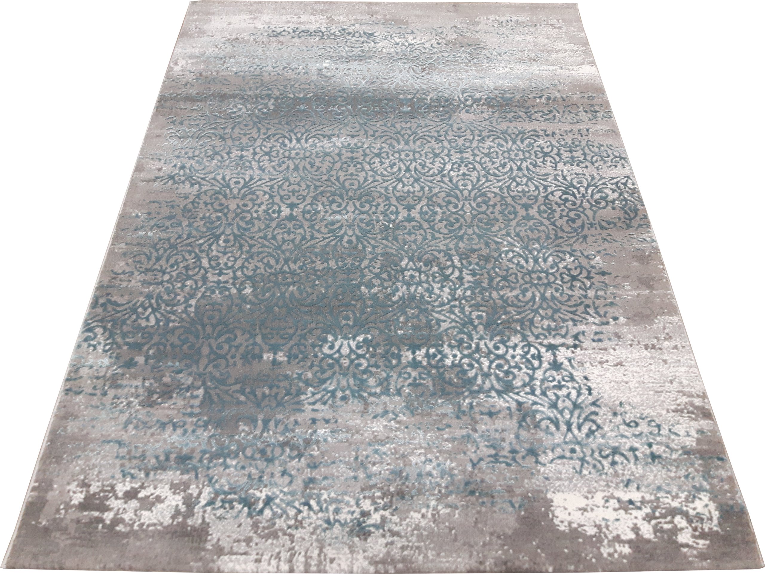 Koberec TAMARES 120x170 koberec VINTAGE LOFT šedá, modrá