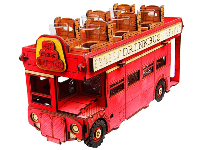Karafka Drinkbus dárek Autobus k narozeninám 18 40