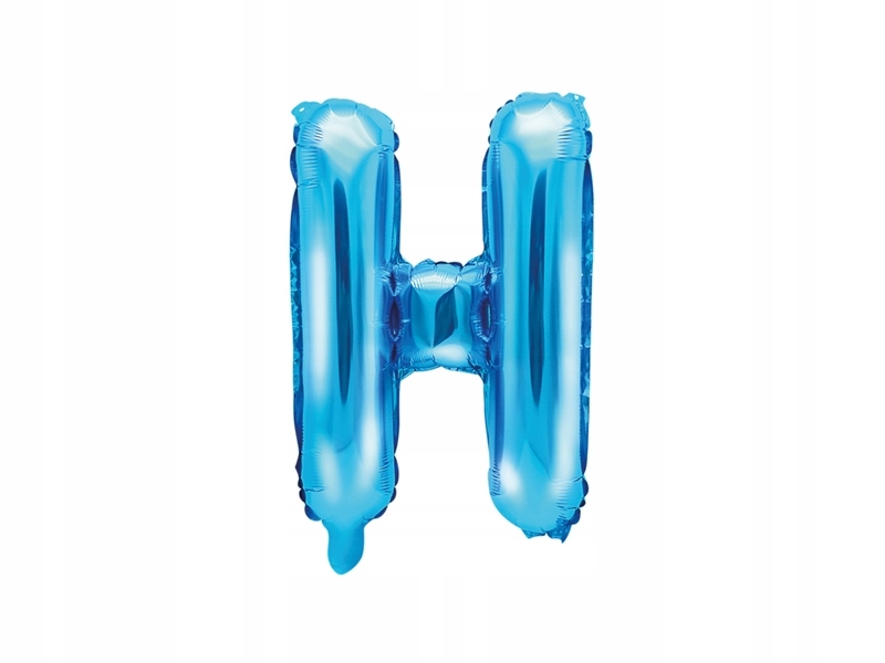 

Balon foliowy Litera "h" 35cm, niebieski