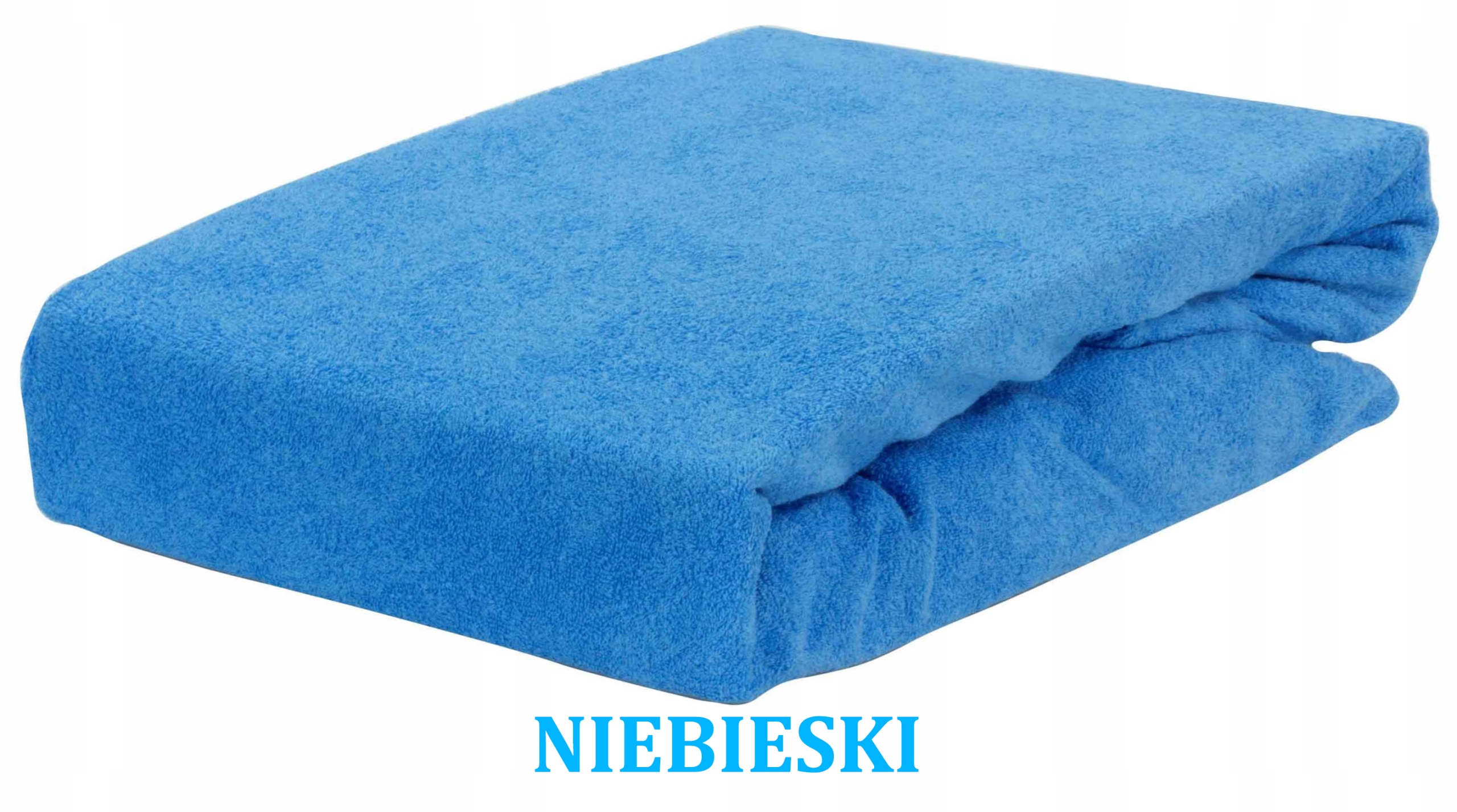 

Prześcieradło Frotte Z Gumką 120x200 Niebieskie
