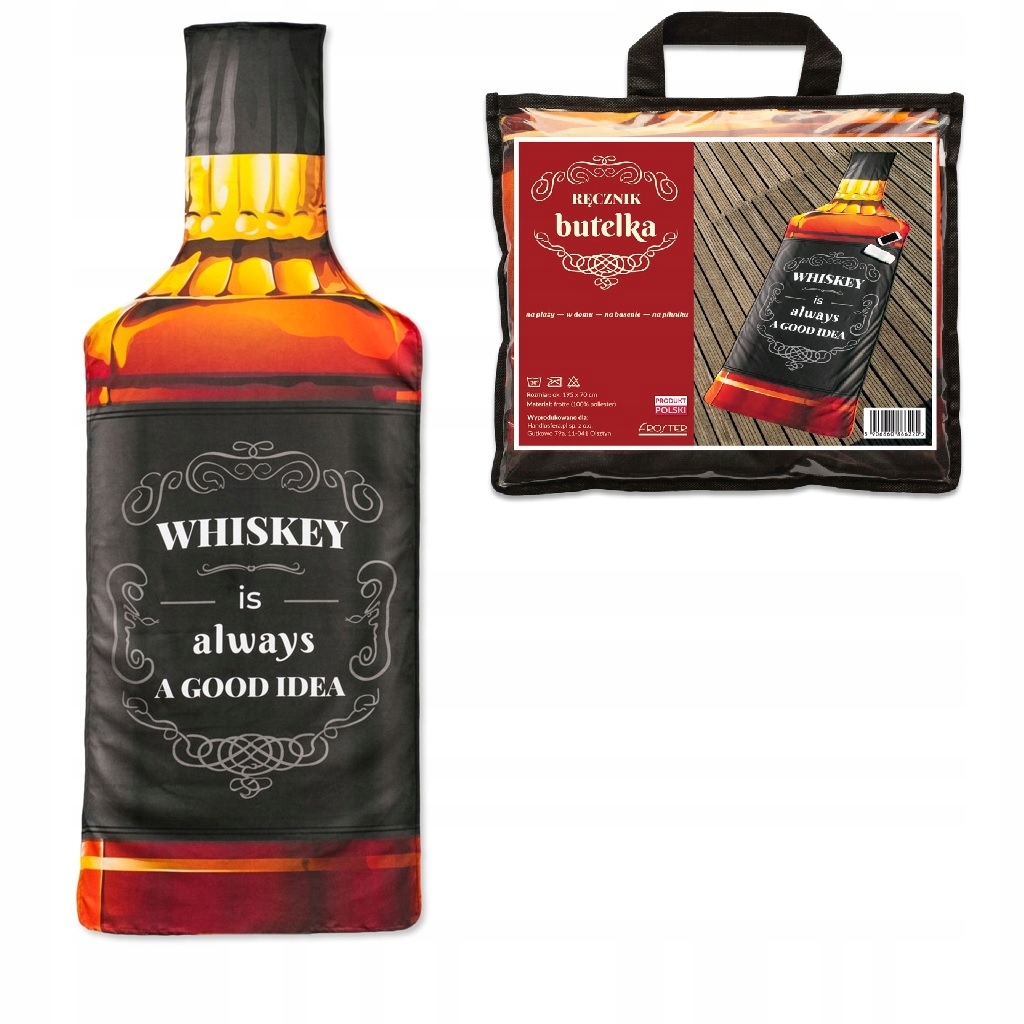 

Ręcznik Butelka Whisky Plaża Basen