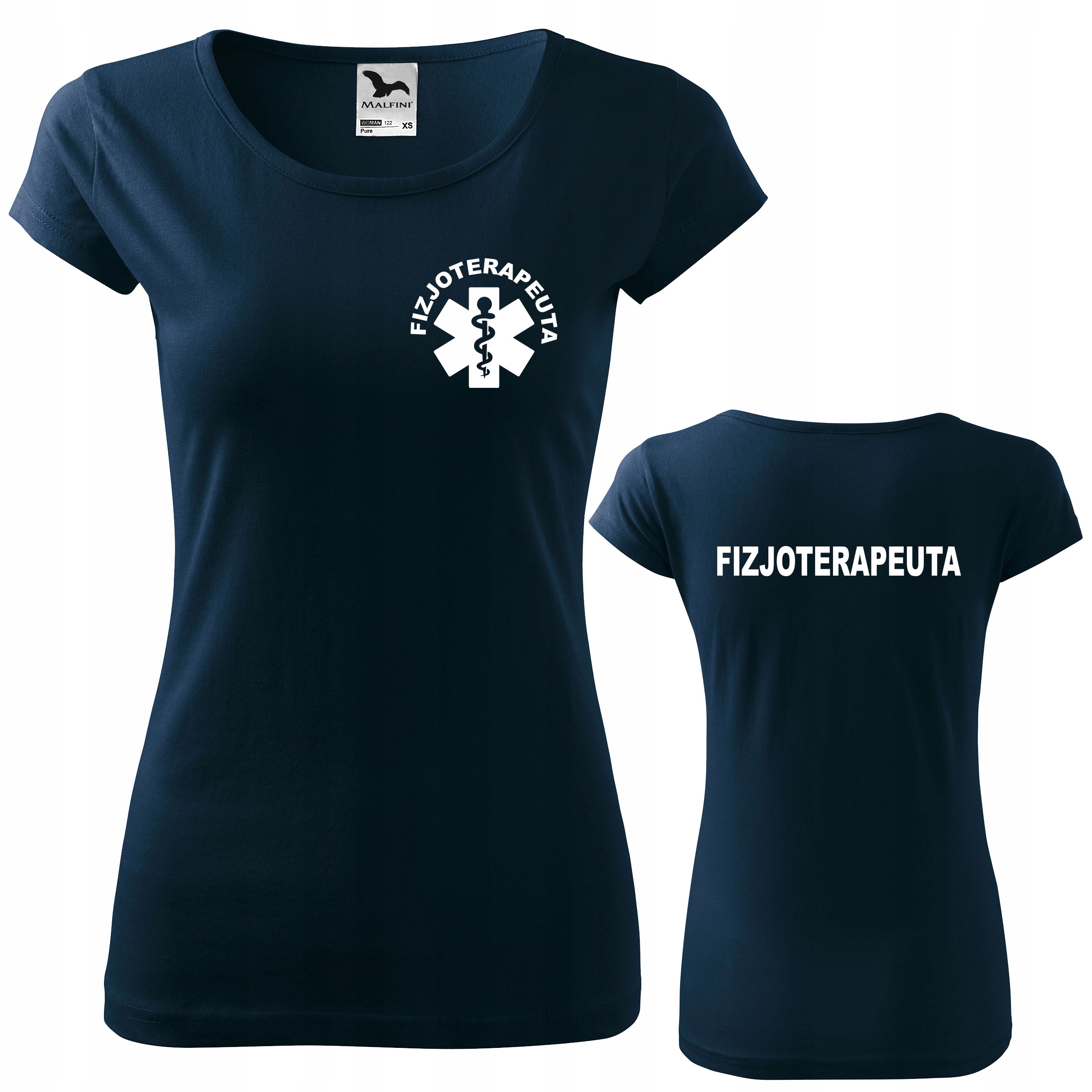 

Haft Damska koszulka Fizjoterapeuta roz Xs