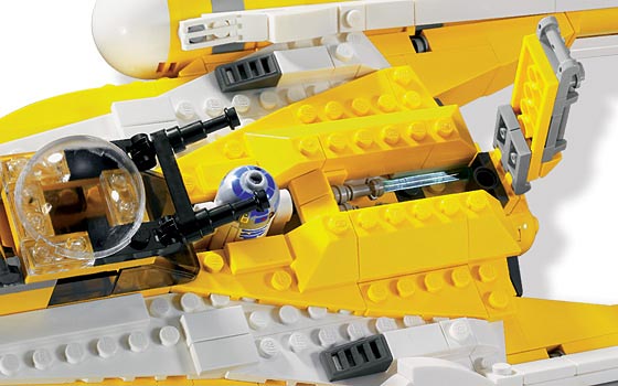 lego star wars 8037 MYŚLIWIEC ANAKIN Y-WING R2-D2 Liczba elementów 570 szt.