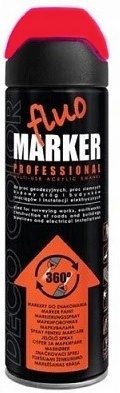 

Farba Spray Marker Fluomarker 500ml Czerwony