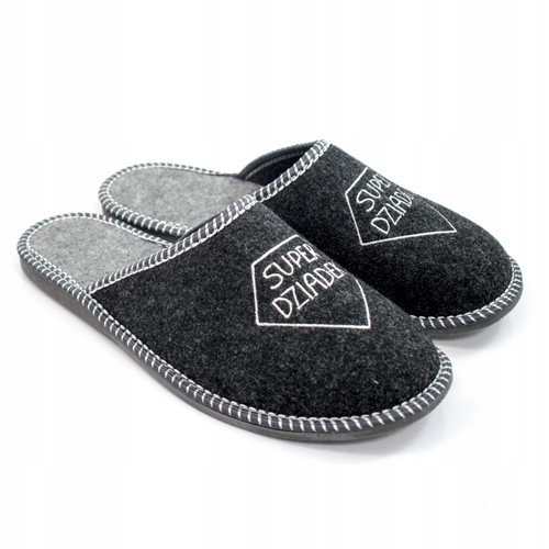 KAPCIE SUPER DZIADEK FILCOWE CIEPŁE DZIEŃ DZIADKA Marka Nowo