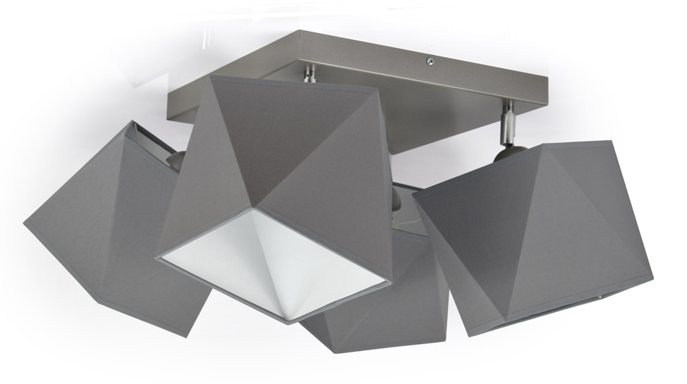 LAMPA WISZĄCA SUFITOWA ŻYRANDOL PLAFON DIAMENT LED Styl nowoczesny