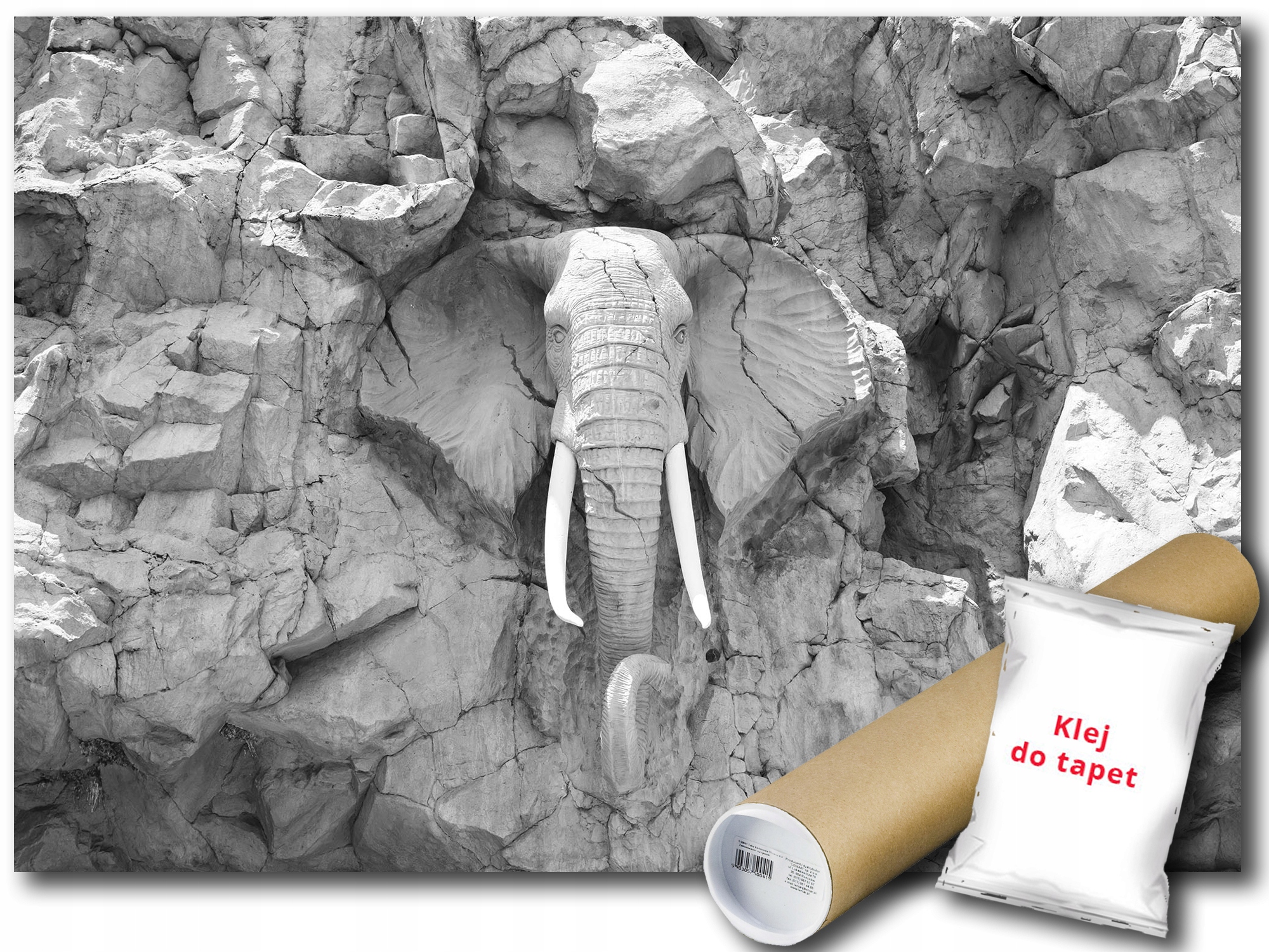 Fototapeta Slon Kámen 6E V4 254x184 F10116