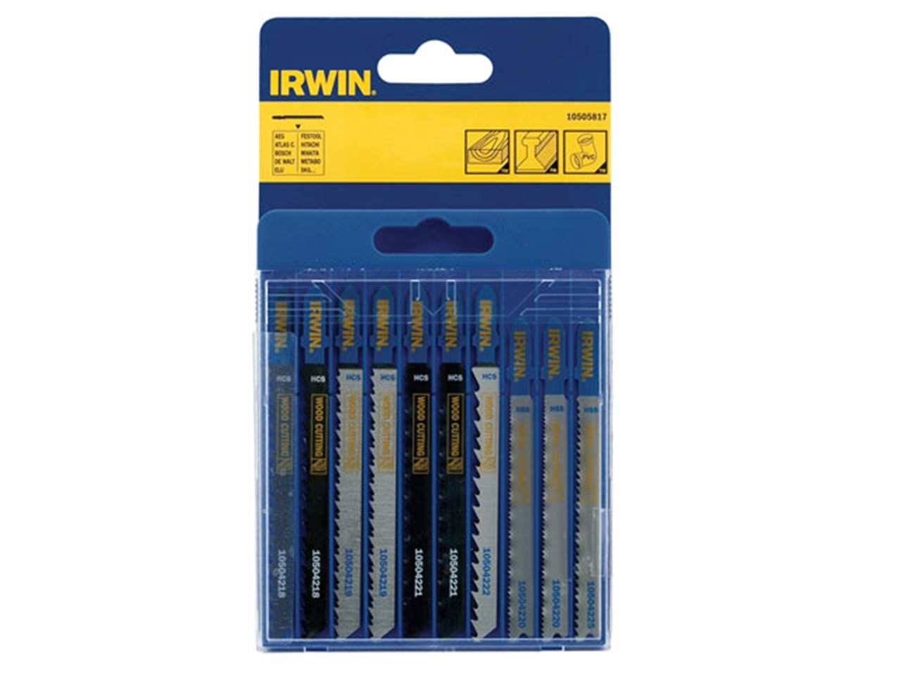 

Irwin Brzeszczoty Nożyki Do Drewna Metalu (10szt.)