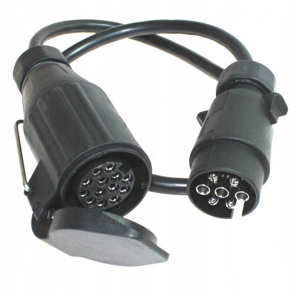 Adapter Przejściówka 7/13 kabel Gniazdo Przyczepy