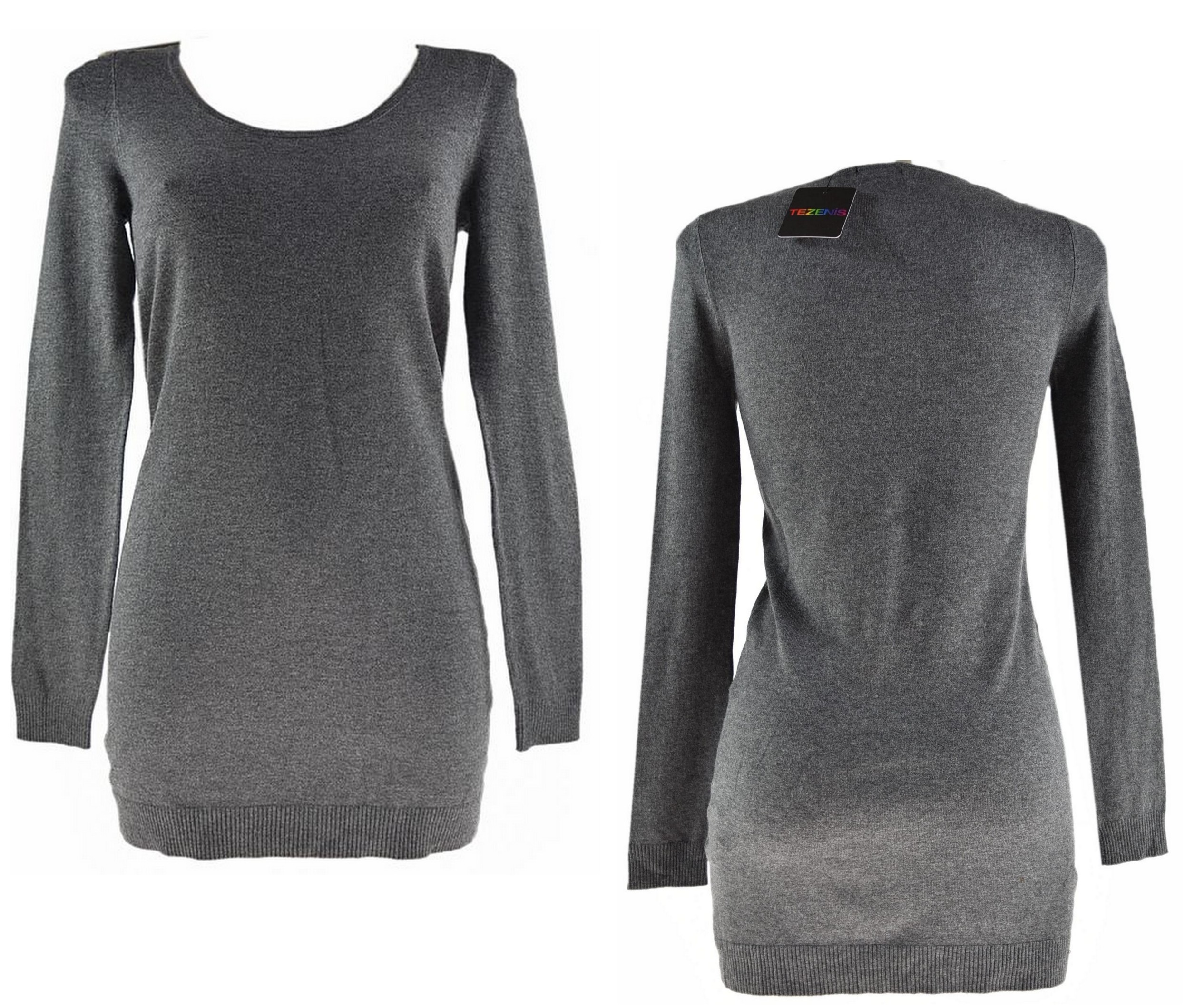 

Tezenis Calzedonia sweter tunika long popielaty S