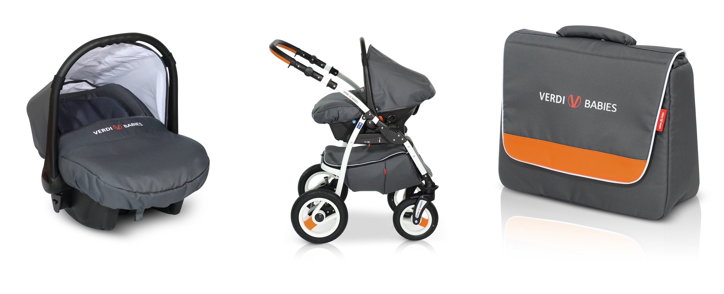 WÓZEK DZIECIĘCY VERDI OPTIMA 3W1+TORBA + DODATKI!! Typ siedziska Rozkładane