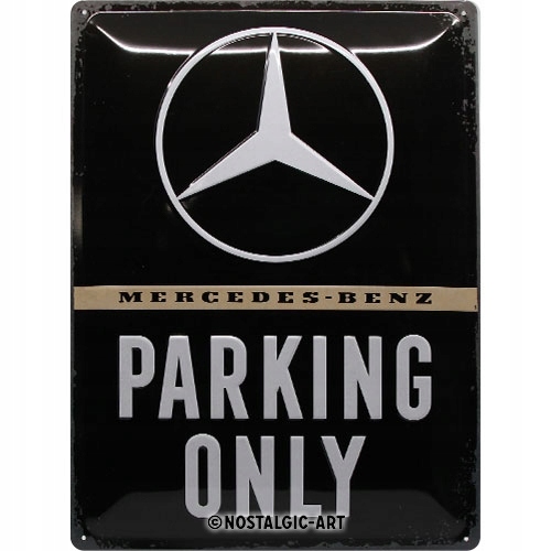 Tablica szyld MERCEDES-BENZ PARKING ONLY 30x40 Numer katalogowy producenta 23262
