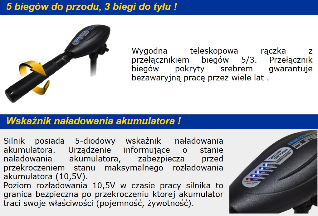 SILNIK elektryczny zaburtowy HasWing OSAPIAN 55 Model Osapian 55