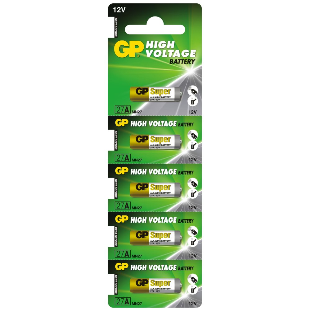 Батарея GP MN27 A27 27A V27A L828 BP1 12V-5 шт