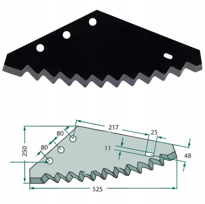 527527335 - Граніт ніж комбікормові ножі R. M. H BvL 79723 70230