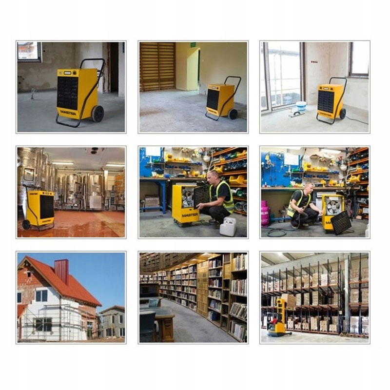 Osuszacz powietrza Master DH 44 DH44 PROFI 41 l/24h Waga produktu z opakowaniem jednostkowym 47 kg