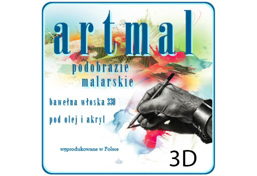 PODOBRAZIE ARTMAL 50x70 PŁÓTNO WŁOSKIE 3D 3,3