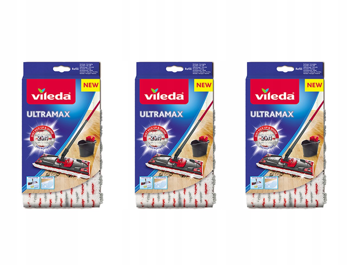 

Vileda Wkłady Ultramax Ultramat 1,2 Spray Nowość!