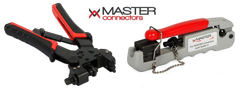 Wtyk antenowy kompresyjny IEC TRISET MASTER 10szt. Orientacja złącza proste