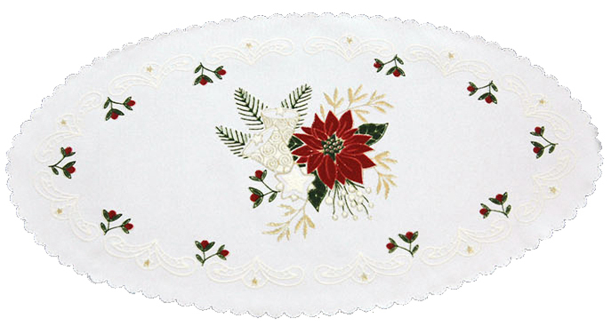 

Obrus Boże Narodzenie Świąteczny 25x45 Owaliki