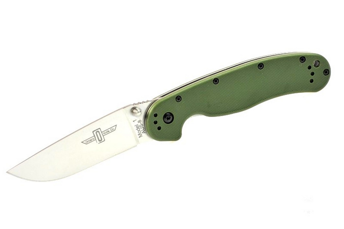 Нож Онтарио рат 1 зеленый