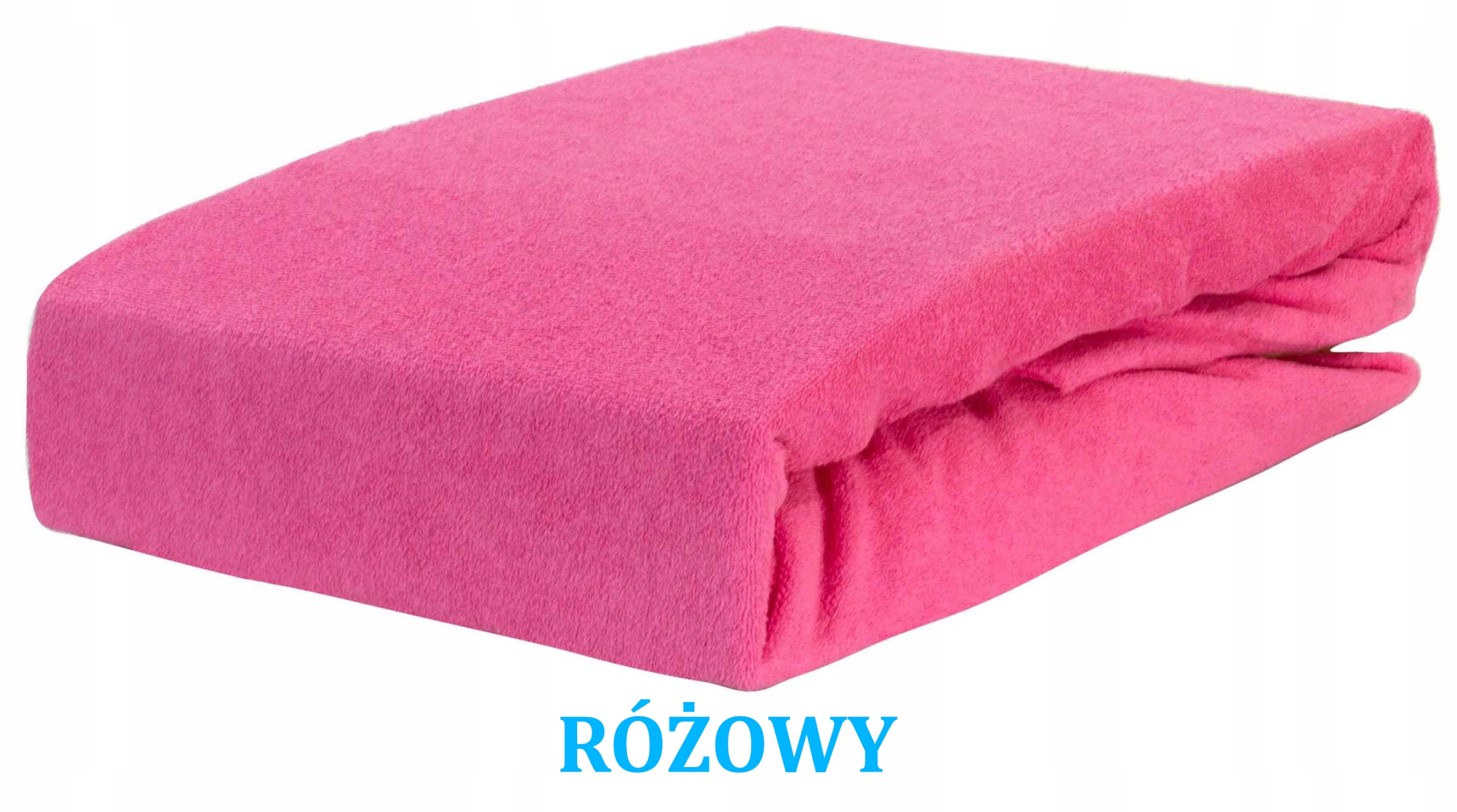 

Prześcieradło Frotte Z Gumką 90x200 Różowe