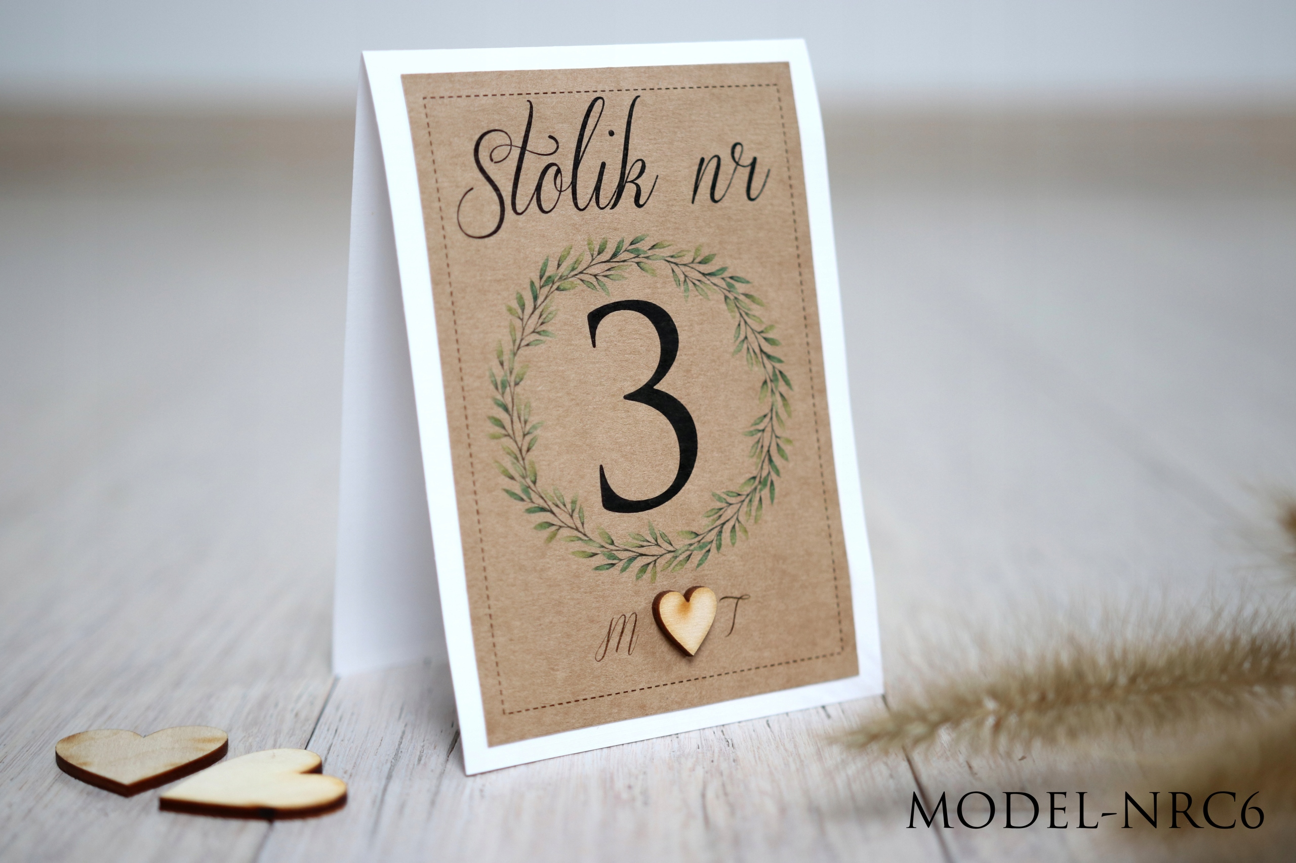 NUMERY STOŁÓW STOLIKÓW VINTAGE DL EKO BOHO CZ. 3 Rodzaj inne