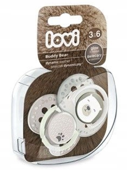 LOVI SMOCZEK DYNAMICZNY ORTODONTYCZNY ŚWIECI W CIEMNOŚCI 2szt 3-6m 22/864 EAN (GTIN) 5903407228648