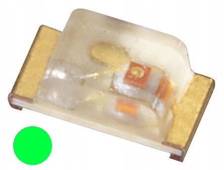10× Dioda LED Ledis LED-ALS-0603PG-00520-120 0603