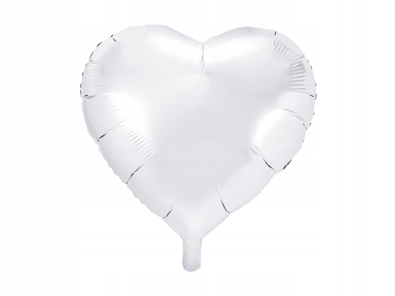 

Balon foliowy Serce, 45cm, biały