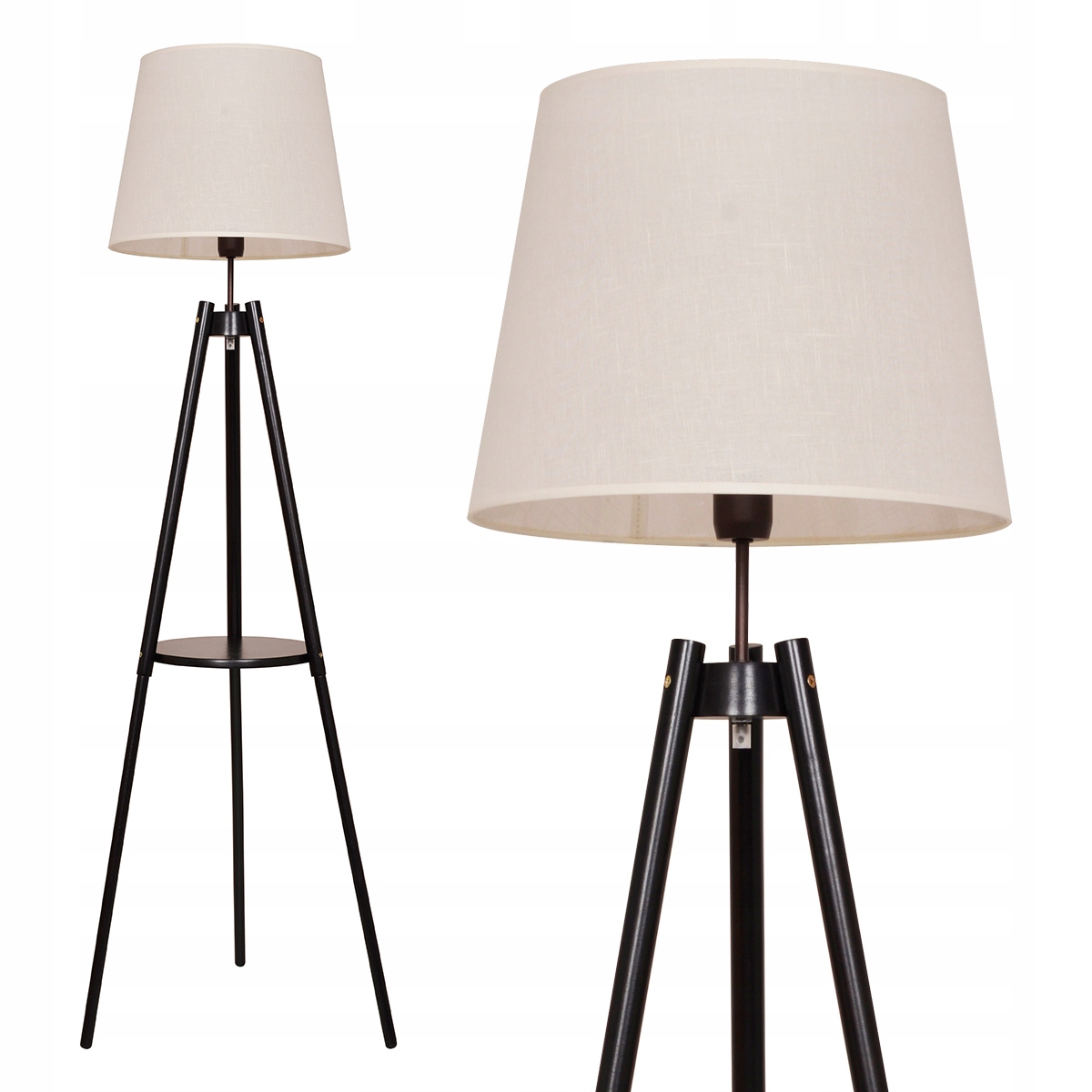 

Lampa Stojąca Podłogowa Trójnóg Ze Stolikiem 2077