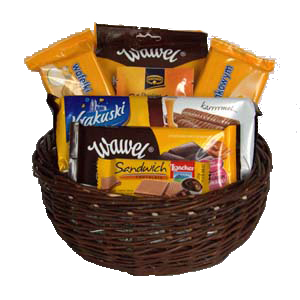 Kosz podarunkowy Kosz Upominkowy Kosz słodyczy