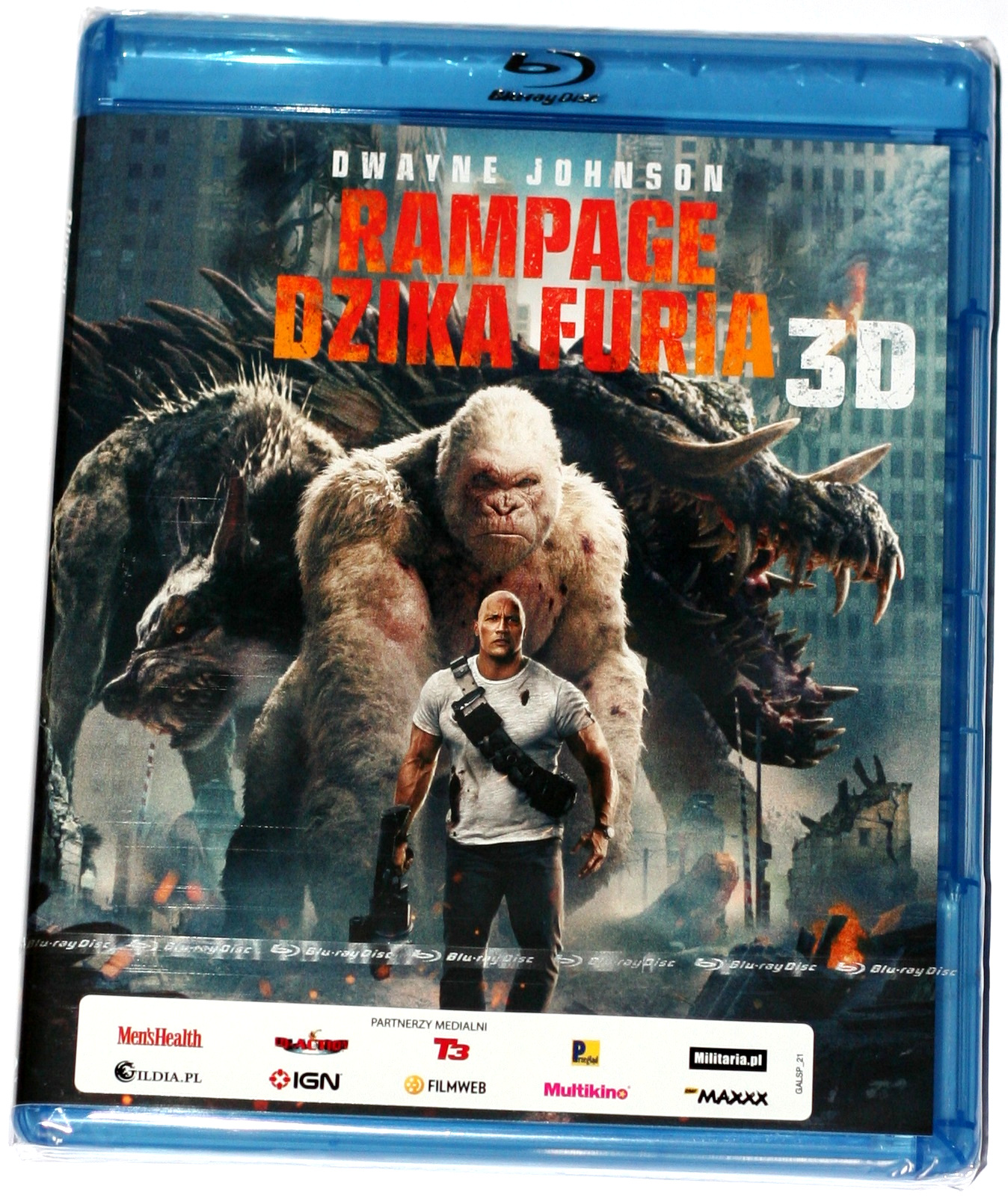 RAMPAGE: DZIKA FURIA 3D BLU-RAY (2xBLU-RAY) Gatunek science fiction