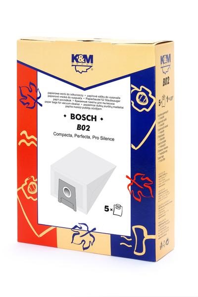 Worki do odkurzacza Bosch B02 Alpha Optima, Pro Silence, Compacta, Perfecta