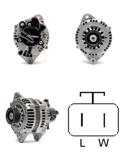 JA1521 ALTERNATOR HONDA Civic 1.7 CDTI HITACHI Producent części Hitachi