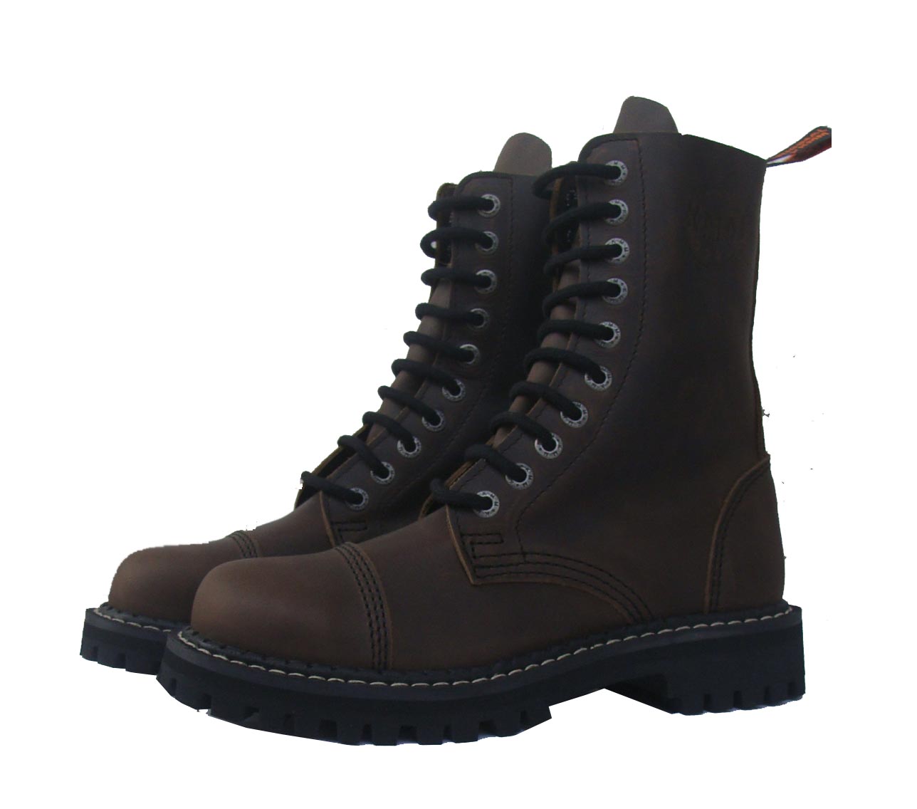 KMM 10 dziurkowe GLANY BRĄZOWE Nubuk Rozmiar 41 Marka KMM