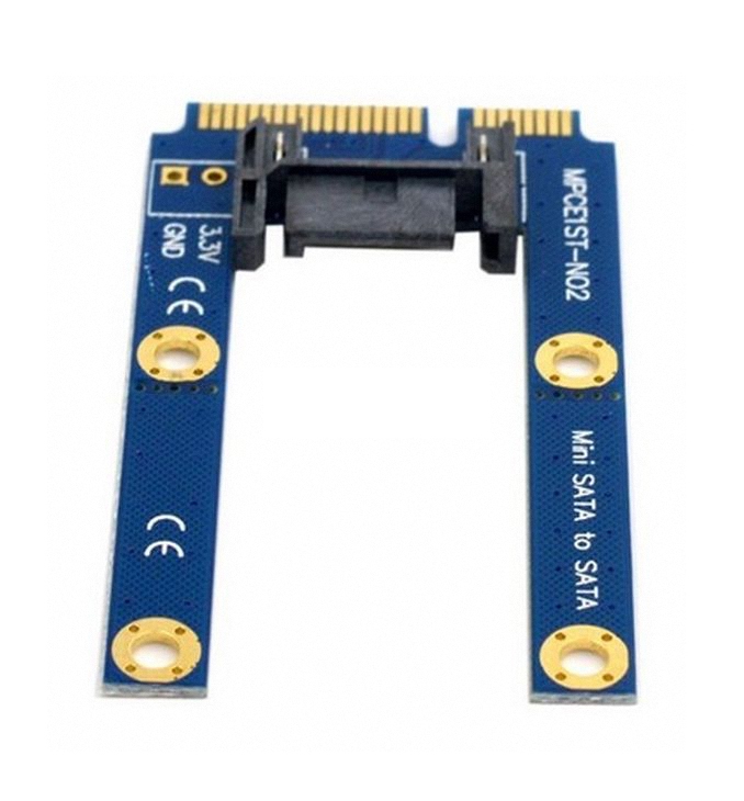 Adapter Przejściówka mSATA na SATA 7PIN SSD Marka WulkanCenPL