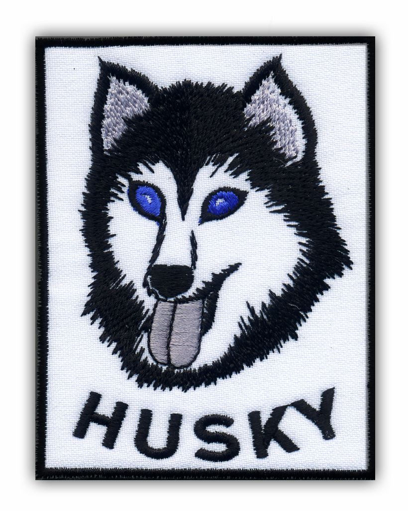 

Naszywka Husky pies Haft
