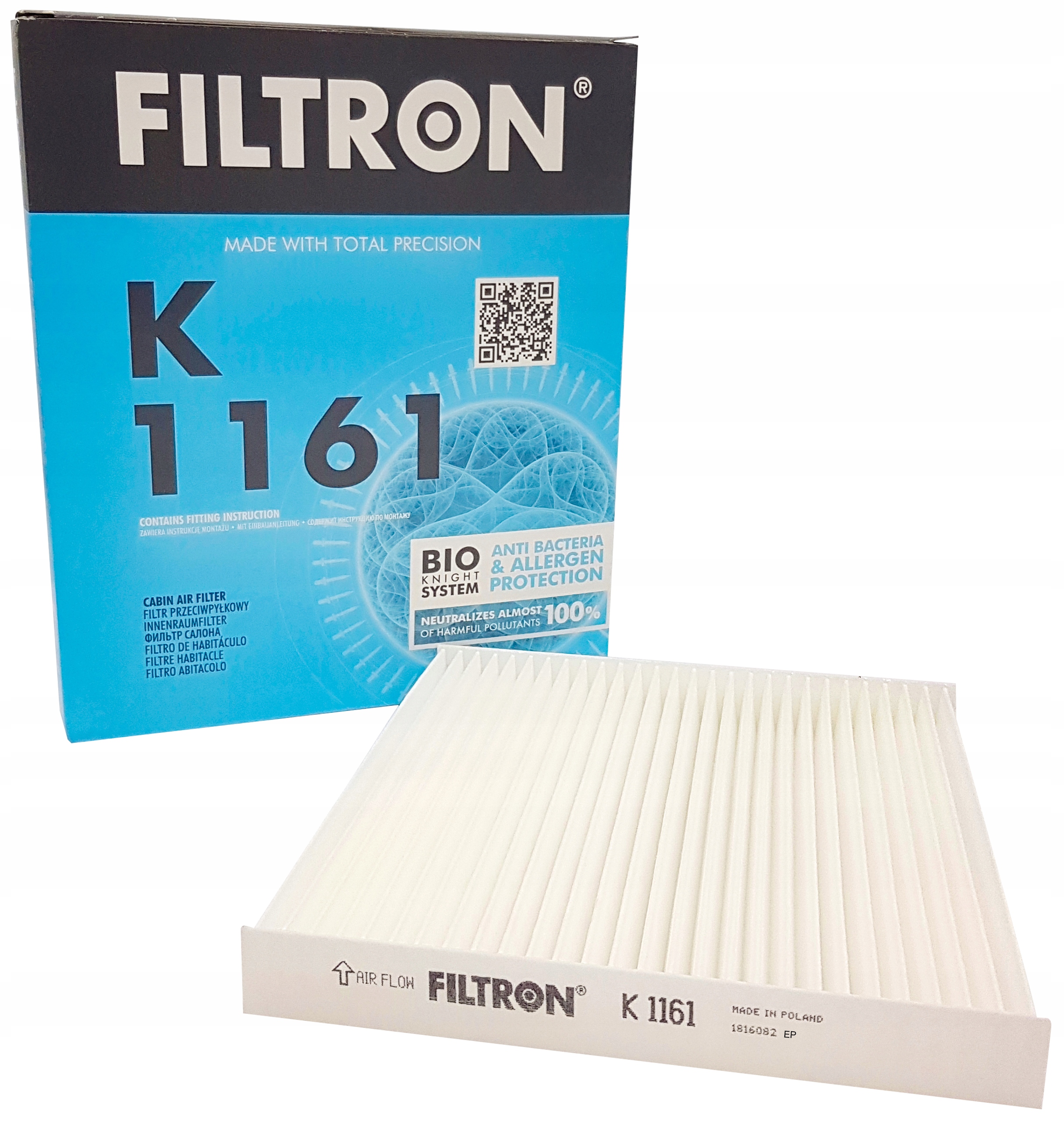 

Filtron Filtr Kabinowy K1161 Do Mazda 6